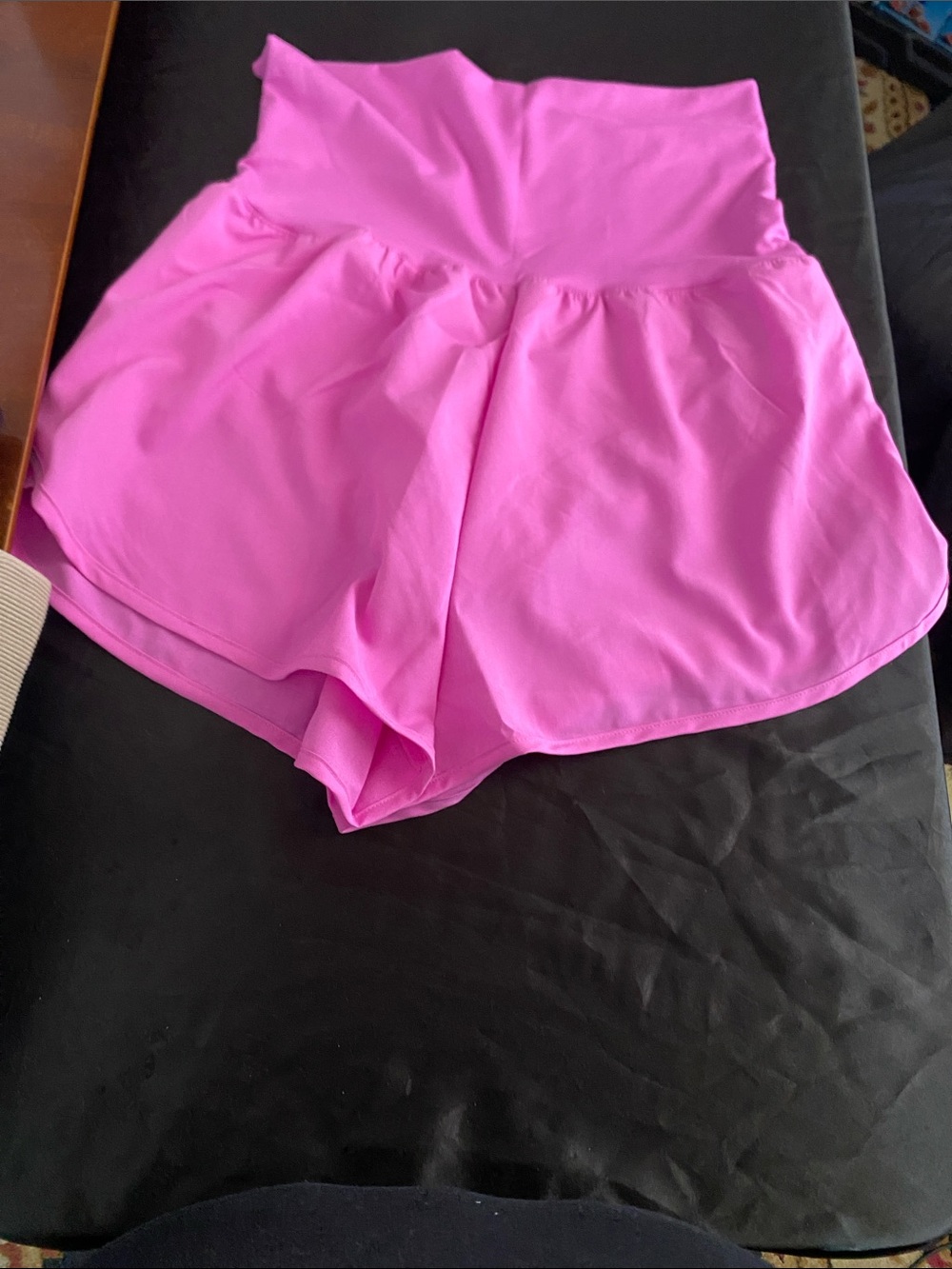 High-Rise Pink Active Skort with Flared Hem